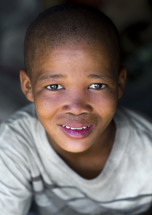 Bushman Child Boy, Tsumkwe, Namibia