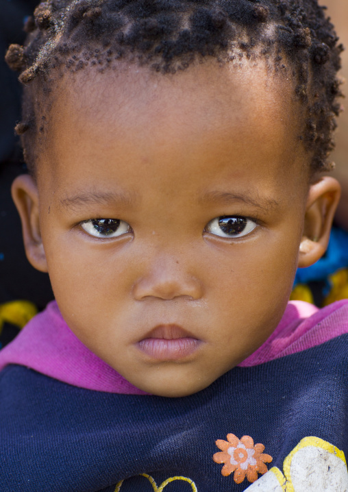 Bushman Child Girl, Tsumkwe, Namibia