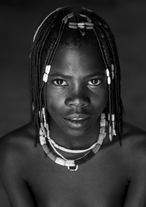 Mucawana Tribe Girl, Ruacana, Namibia