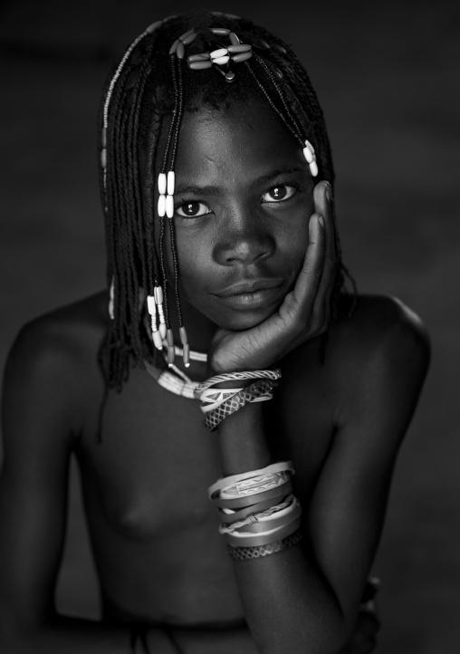 Mucawana Tribe Girl, Ruacana, Namibia