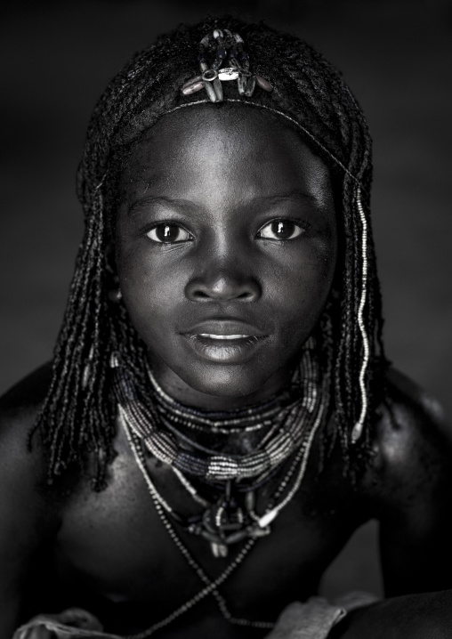 Mucawana Tribe Girl, Ruacana, Namibia