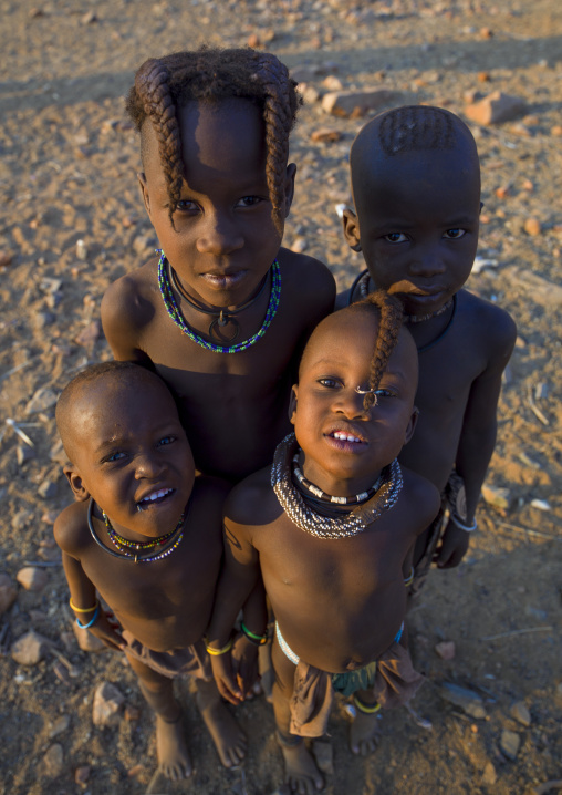 Himba Children, Epupa, Namibia