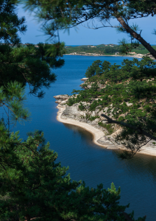 Lagoon in samil lake, Kangwon-do, Kumgang, North Korea