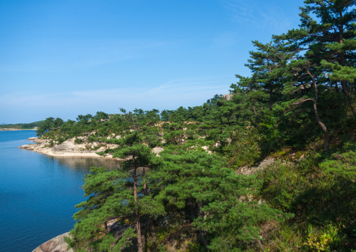 Lagoon in samil lake, Kangwon-do, Kumgang, North Korea