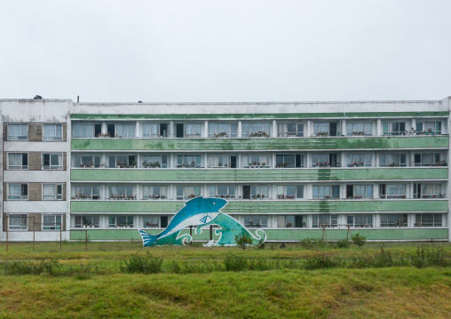Apartments building for the fishermen, South Hamgyong Province, Hamhung, North Korea
