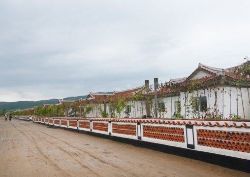 Farmers houses in the countryside, South Hamgyong Province, Hamhung, North Korea