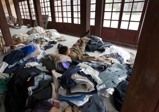 Dressing room at Pyongyang film studio, Pyongan Province, Pyongyang, North Korea