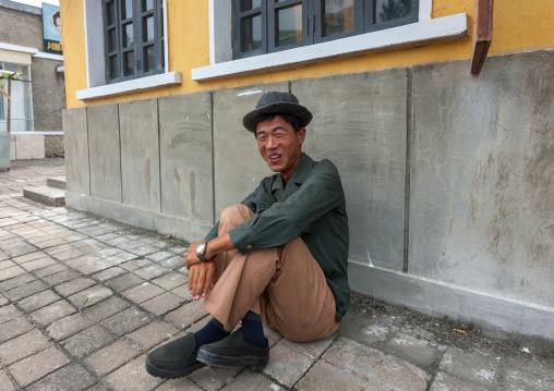 North Korean actor during a movie shooting in Pyongyang film studios, Pyongan Province, Pyongyang, North Korea