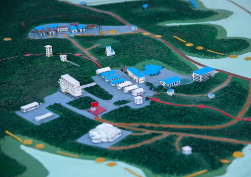 Demilitarized Zone mock-up model, North Hwanghae Province, Panmunjom, North Korea