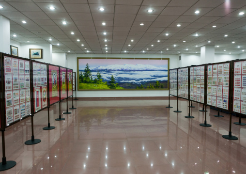 Philately stamps shop, Pyongan Province, Pyongyang, North Korea