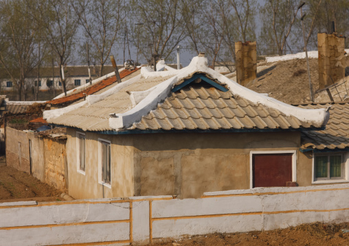 Farmers village in the countryside, South Pyongan Province, Nampo, North Korea