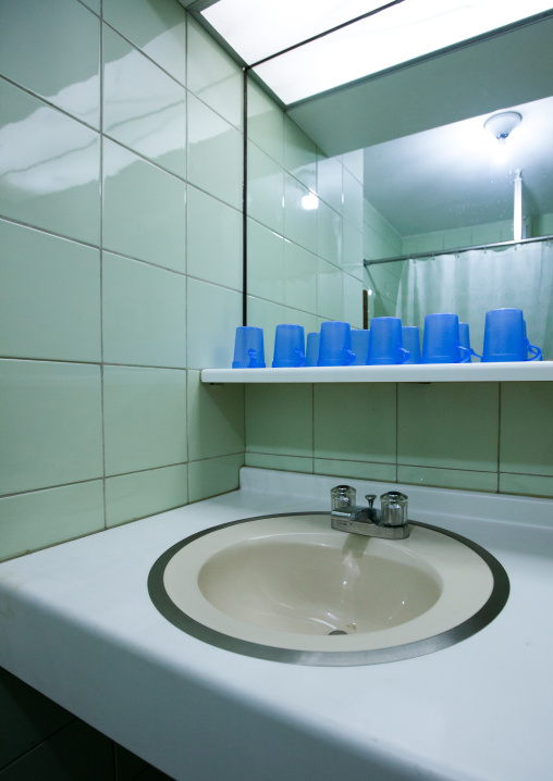 Bathroom for the pioneers in Songdowon international children's camp, Kangwon Province, Wonsan, North Korea