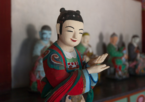 Statue in Pohyon-sa Korean buddhist temple, Hyangsan county, Mount Myohyang, North Korea