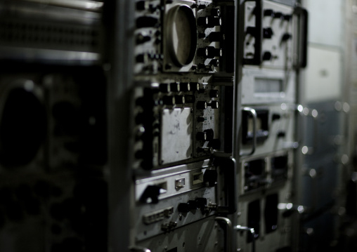 Old radio device in Uss Pueblo ship which was attacked and captured by North Korean forces in 1968, Pyongan Province, Pyongyang, North Korea