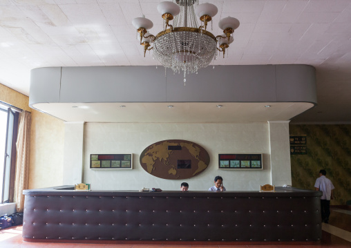 Sinhungsan hotel reception, South Hamgyong Province, Hamhung, North Korea