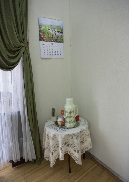 Tea thermos at Mangyongdae children's palace, Pyongan Province, Pyongyang, North Korea