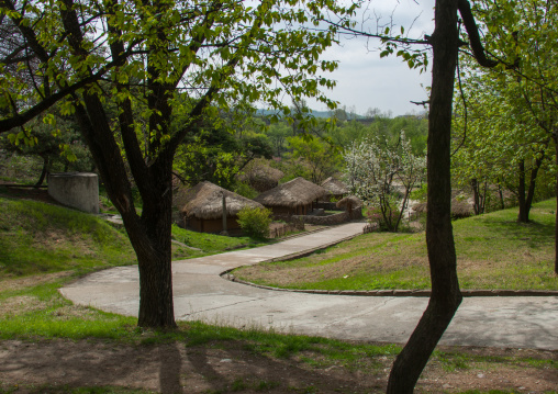 Korean set in the Pyongyang film studio, Pyongan Province, Pyongyang, North Korea