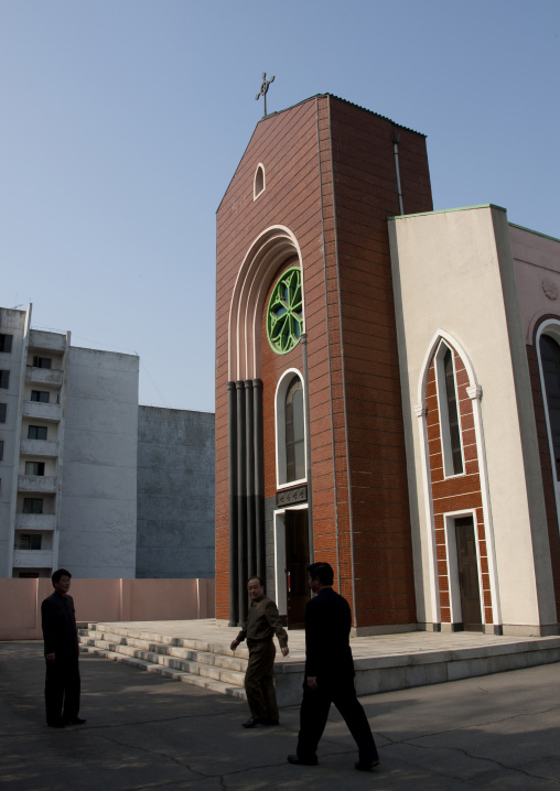 Exterior of changchung cathedral, Pyongan Province, Pyongyang, North Korea