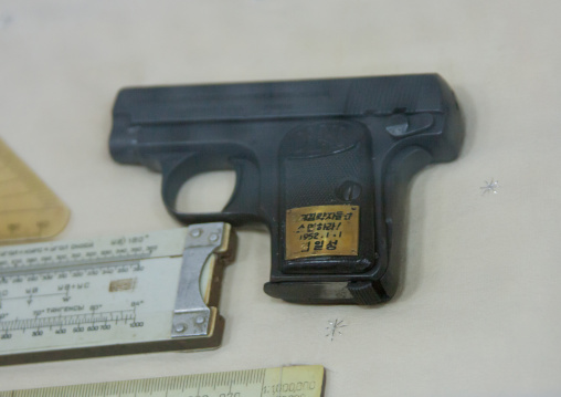 Kim il Sung gun in Jonsung revolutionary museum, Pyongan Province, Pyongyang, North Korea