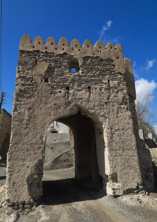 Old Rock Door In Ibra, Oman