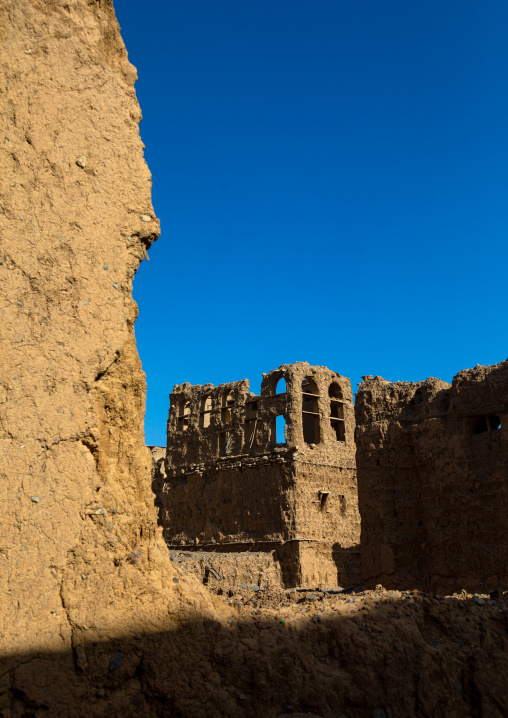 Old abandoned house in a village, Ad Dakhiliyah Region, Al Hamra, Oman