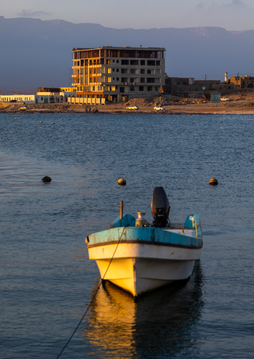 Fishermen boats in the port, Dhofar Governorate, Mirbat, Oman