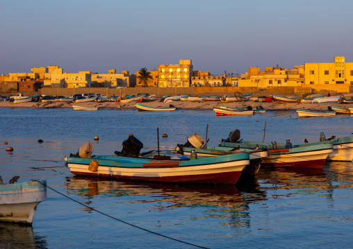 Fishermen boats in the port, Dhofar Governorate, Mirbat, Oman