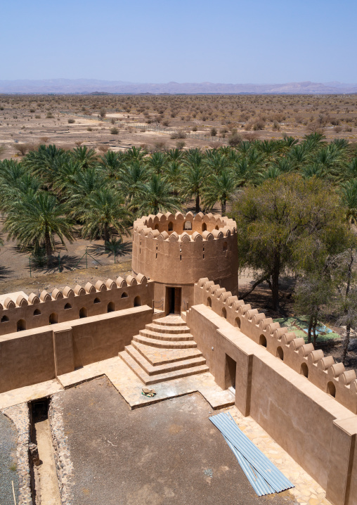 Jabrin castle oasis, Ad Dakhiliyah Region, Jabreen, Oman