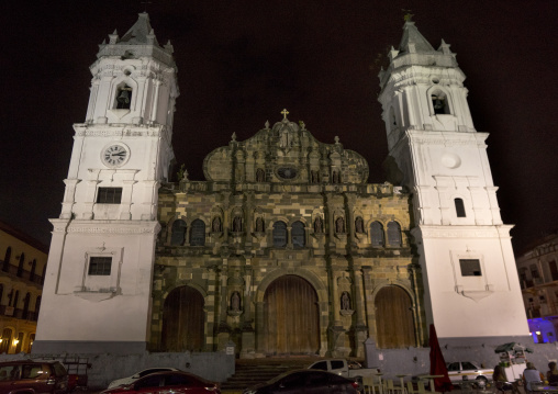 Panama, Province Of Panama, Panama City, Catedral De Nuestra Senora De La Asuncion In Casco Antiguo