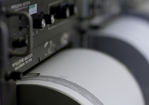 Seismograph, East New Britain Province, Rabaul, Papua New Guinea