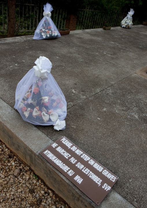Graves in gisozi genocide memorial site, Kigali Province, Kigali, Rwanda