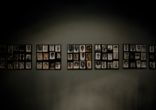 Pictures of dead people in gisozi genocide memorial site, Kigali Province, Kigali, Rwanda