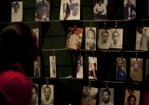 Pictures of dead people in gisozi genocide memorial site, Kigali Province, Kigali, Rwanda