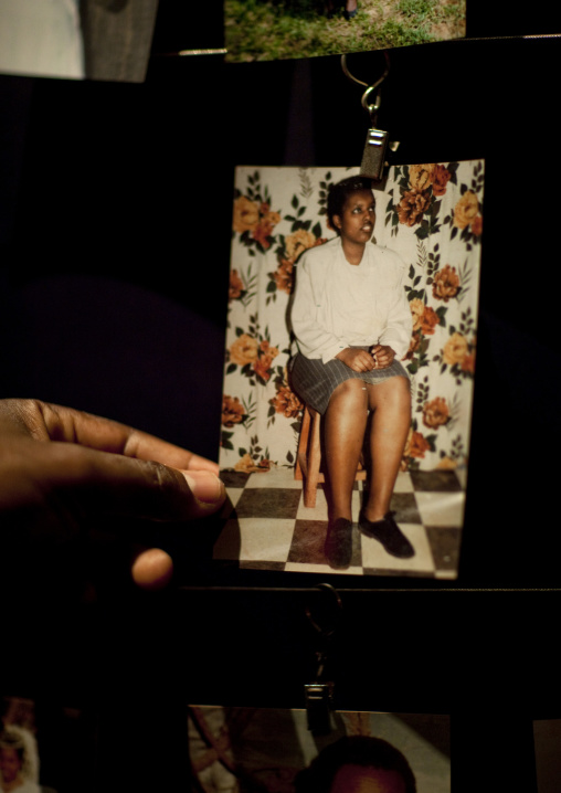Pictures of dead people in gisozi genocide memorial site, Kigali Province, Kigali, Rwanda