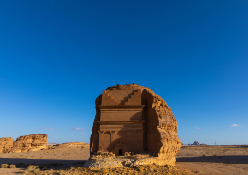 Qasr al-Farid tomb of Lihyan son of Kuza in Madain Saleh, Al Madinah Province, Alula, Saudi Arabia