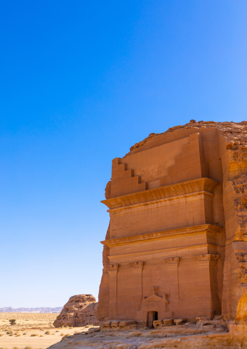 Qasr al-Farid tomb of Lihyan son of Kuza in Madain Saleh, Al Madinah Province, Alula, Saudi Arabia