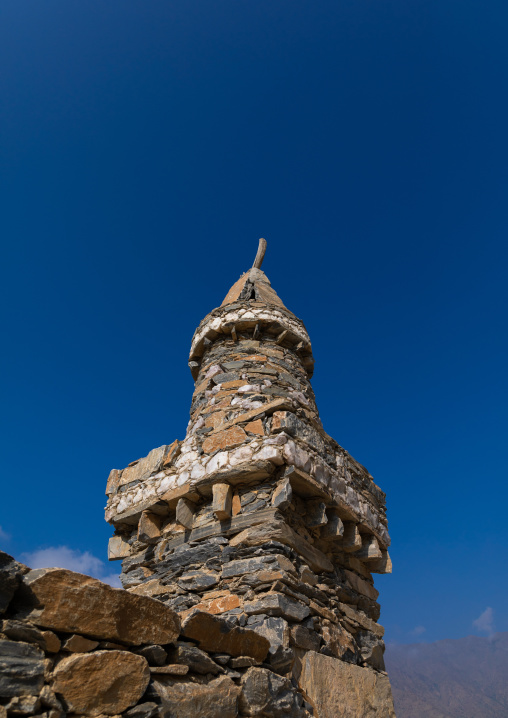 Mosque in Dhee Ayn marble village, Al-Bahah region, Al Mukhwah, Saudi Arabia
