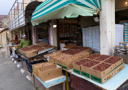 Dates for sale in a market, Al-Bahah region, Al-Bahah, Saudi Arabia