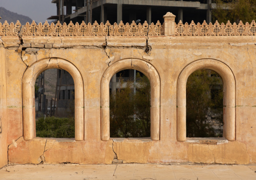 Abdullah al-Suleiman palace windows, Mecca province, Taïf, Saudi Arabia