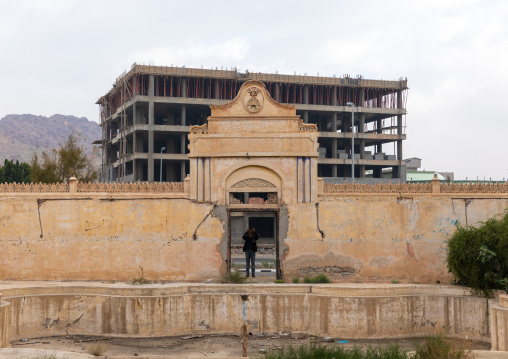 Abandoned Abdullah al-Suleiman palace, Mecca province, Taïf, Saudi Arabia