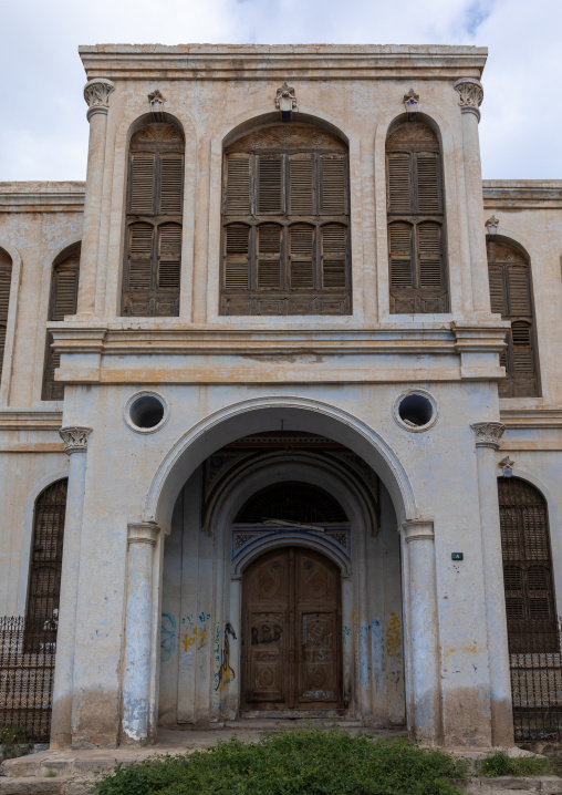 Bougari house entrance, Mecca province, Taïf, Saudi Arabia