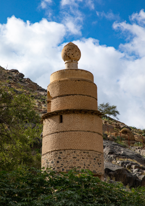 The ottoman Qantara mosque also known as al-Madhoun mosque, Mecca province, Taïf, Saudi Arabia