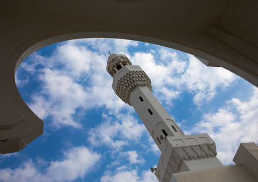 The floating mosque or masjid Bibi Fatima, Mecca province, Jeddah, Saudi Arabia