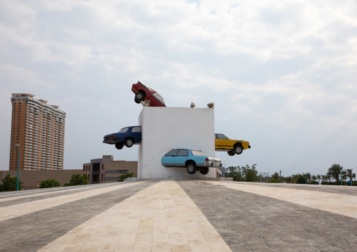 Car monument, Mecca province, Jeddah, Saudi Arabia