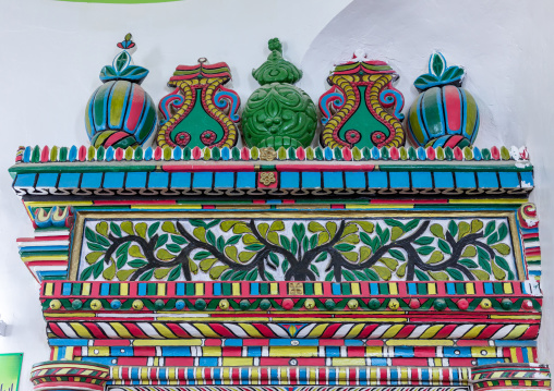 Decorations inside al nadji mosque, Red Sea, Farasan, Saudi Arabia