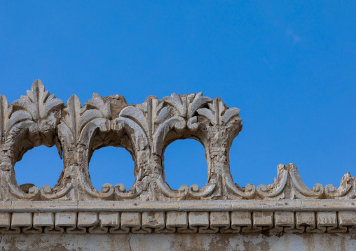 Old farasani house crenels, Red Sea, Farasan, Saudi Arabia