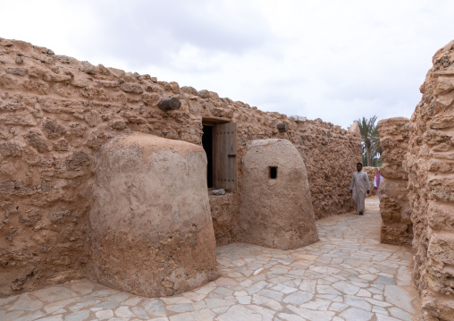 Back of an old mosque in the heritage village, Red Sea, Farasan, Saudi Arabia