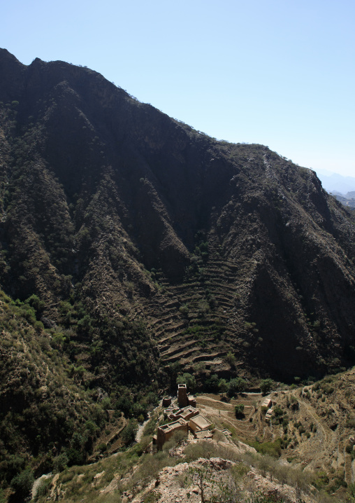 Village in the mountains, Jizan Province, Addayer, Saudi Arabia