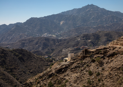 Village in the mountains, Jizan Province, Addayer, Saudi Arabia