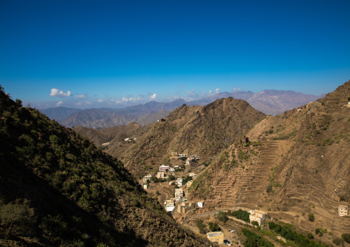 Village in the mountains, Jizan Province, Addayer, Saudi Arabia